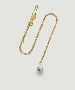 Anni Lu Gold Baroque Pearl Necklace