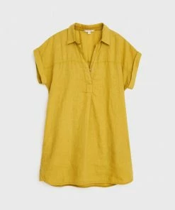 White Stuff Bantu Linen Tunic - Mid Chart