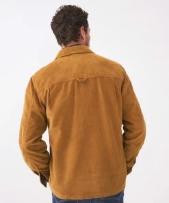 White Stuff Sycamore Cord Shacket - Mid Brown