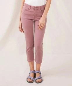 White Stuff Brooke Straight Crop Jean - Dusty Pink