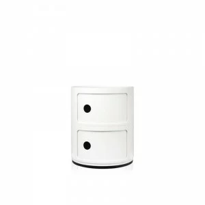 Kartell Componibili 2 Door Container - White 1 Kartell Componibili 2 Door Container - White