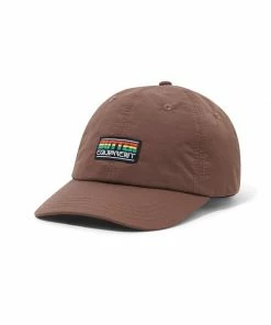 Butter Goods Downwind 6 Panel Cap Brown