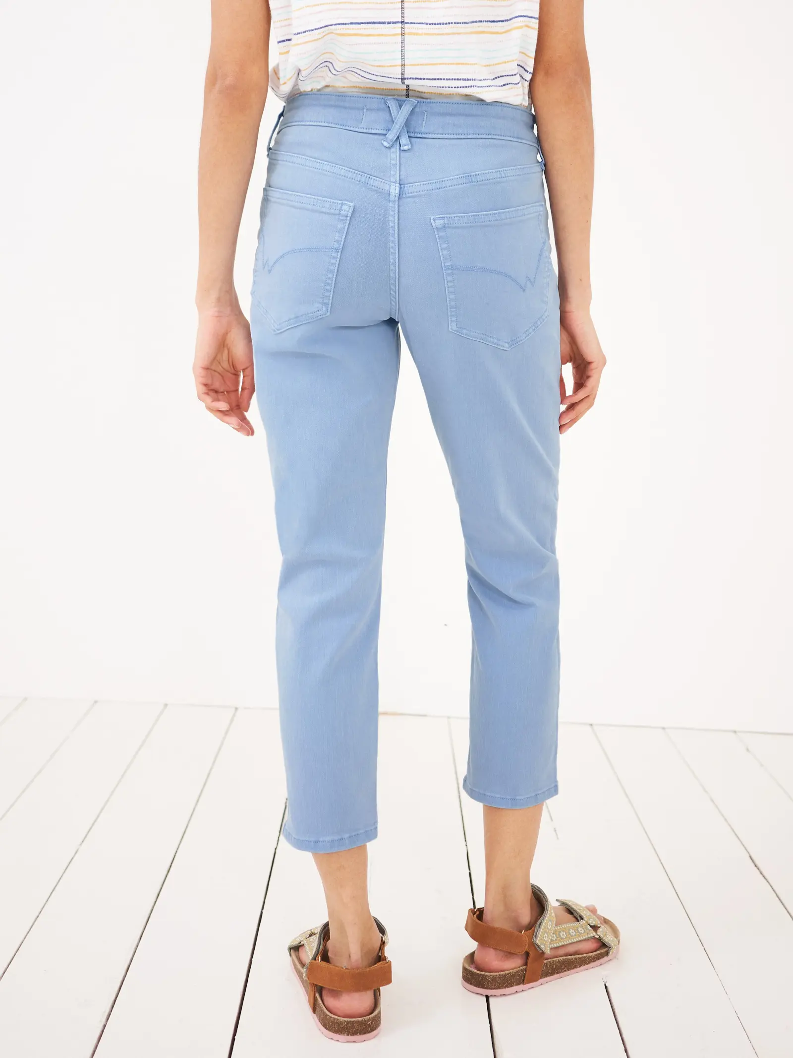 White Stuff Brooke Straight Crop Jean - Light Blue 2 White Stuff Brooke Straight Crop Jean - Light Blue