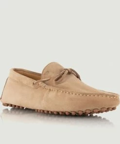 Bobbies Paris Ayrton Suede Leather Studded Loafers