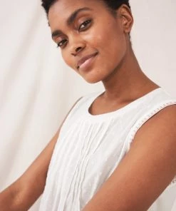 White Stuff Summer Sorbet Vest - Brilliant White