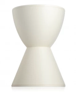 Kartell Wax White PRINCE AHA Table Stool