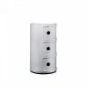 Kartell Componibili 3 Door Container - Silver