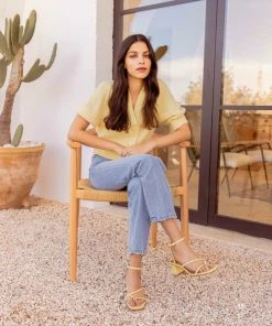 Bobbies Paris Ginnie Cheesecake Ledersandalen