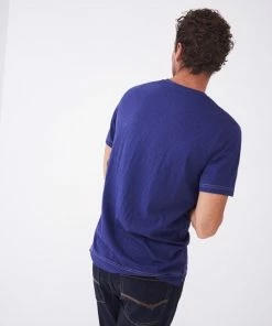 White Stuff Explore Bike Graphic Tee - Cobalt Blue