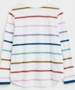 White Stuff Cassie Stripe Tee - White Multi