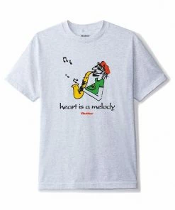 BUTTERGOODS Melody T-Shirt - Ash Grey