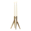 Kartell Gold 1956 Abbracciaio Candle Holder