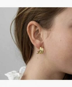 Anni Lu Ripcurl Hoops Gold