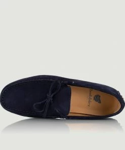 Bobbies Paris Ayrton Suede Leather Studded Loafers