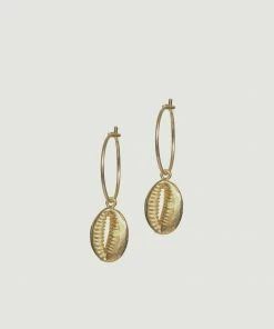 Anni Lu Cowry Shell Earrings