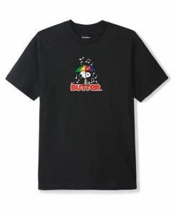 Butter Goods X Peanuts Umbrella T-Shirt - Black