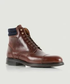 Bobbies Paris Gilford Lace Up Leather Boots