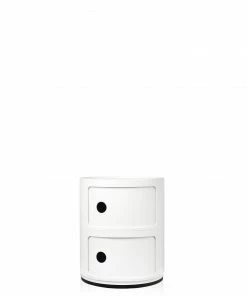 Kartell White Two Door COMPONIBILI Cabinet