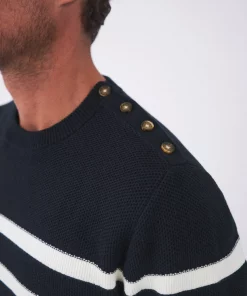 White Stuff Bretton Button Shoulder Crew Jumper - Dark Navy 11 White Stuff Bretton Button Shoulder Crew Jumper - Dark Navy