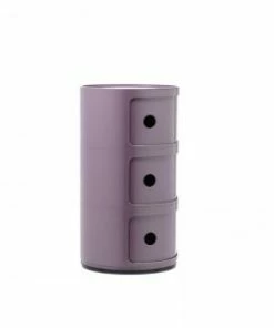 Kartell Componibili 3 Door Container - Violet