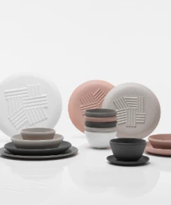 Kartell Set of 4 Terracotta Weft Cup