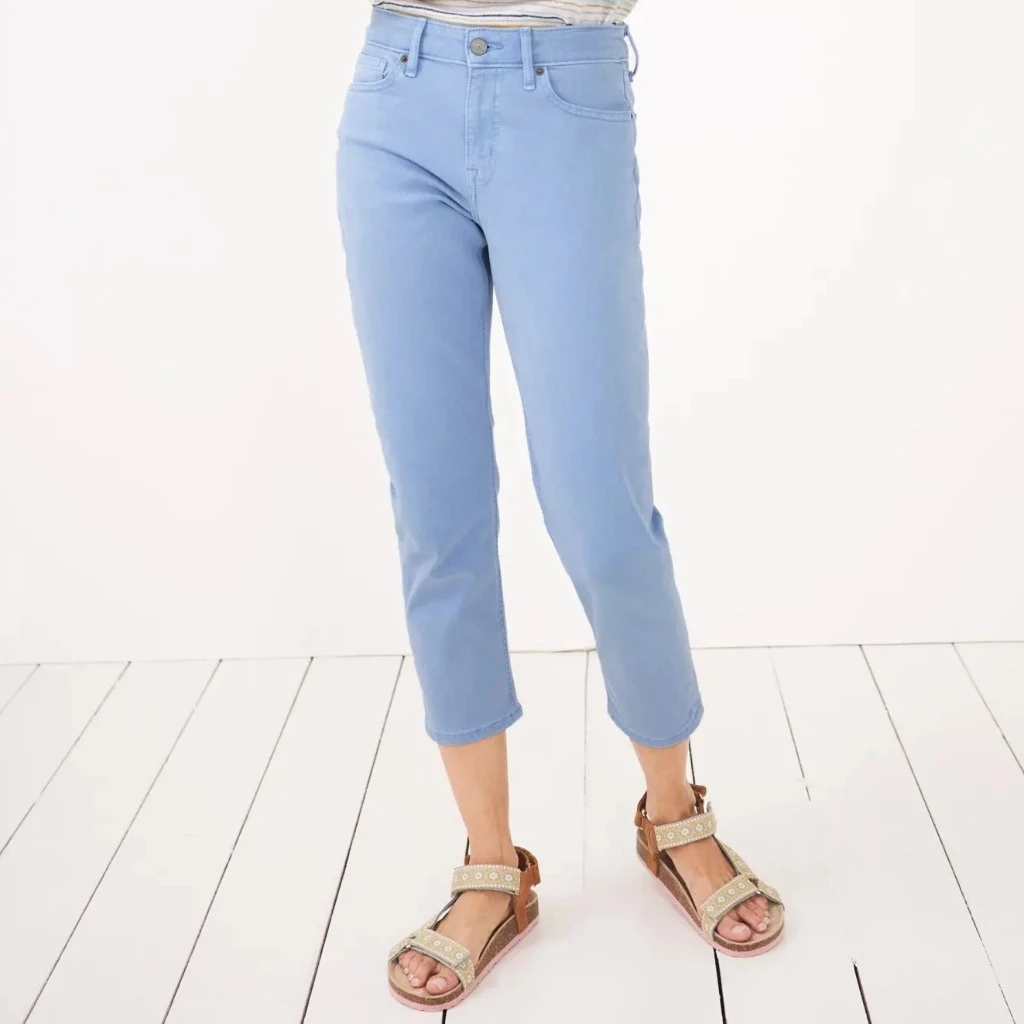 White Stuff Brooke Straight Crop Jean - Light Blue 1 White Stuff Brooke Straight Crop Jean - Light Blue