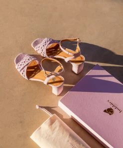 Bobbies Paris Livia Sorbet Lavender Ledersandaletten 10 Bobbies Paris Livia Sorbet Lavender Ledersandaletten