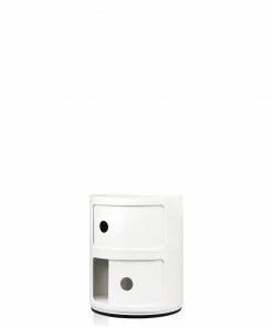 Kartell White Two Door COMPONIBILI Cabinet