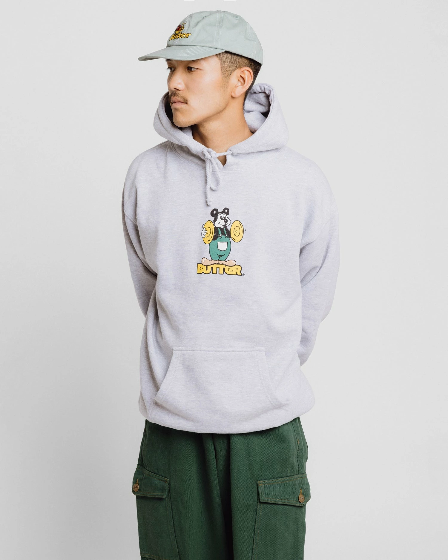 BUTTERGOODS Cymbals Hood - Heather Grey 2 BUTTERGOODS Cymbals Hood - Heather Grey