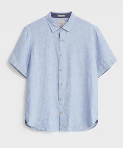 White Stuff Pembroke Ss Linen Shirt - Chamb Blue 8 White Stuff Pembroke Ss Linen Shirt - Chamb Blue