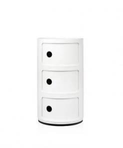 Kartell Componibili 3 Door Container - White