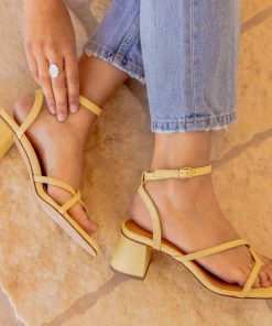 Bobbies Paris Ginnie Cheesecake Ledersandalen