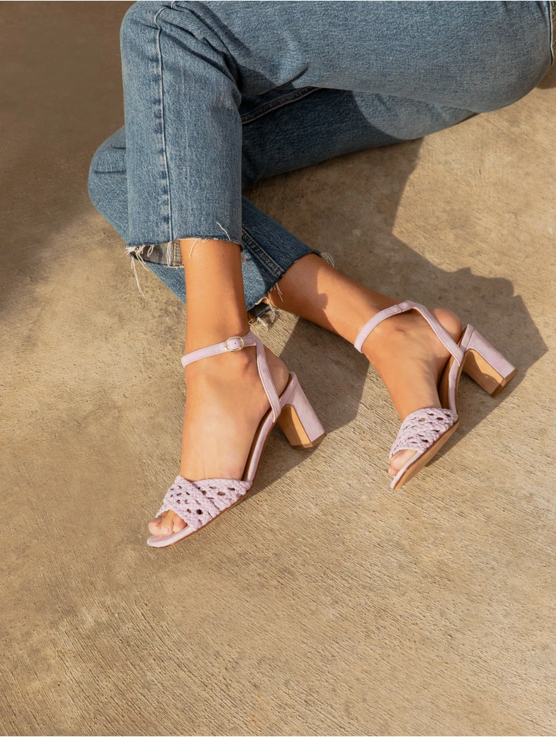 Bobbies Paris Livia Sorbet Lavender Ledersandaletten 2 Bobbies Paris Livia Sorbet Lavender Ledersandaletten