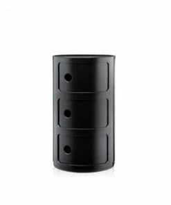 Kartell Componibili 3 Door Container - Black