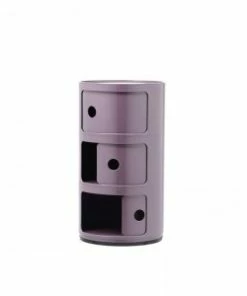 Kartell Componibili 3 Door Container - Violet