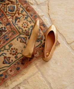 Bobbies Paris Charlize Gold Ballerinas 6 Bobbies Paris Charlize Gold Ballerinas