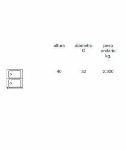 Kartell Componibili 2 Door Container - Black