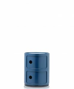 Kartell Blue Two Door Componibili Cabinet