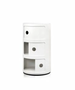 Kartell Componibili 3 Door Container - White