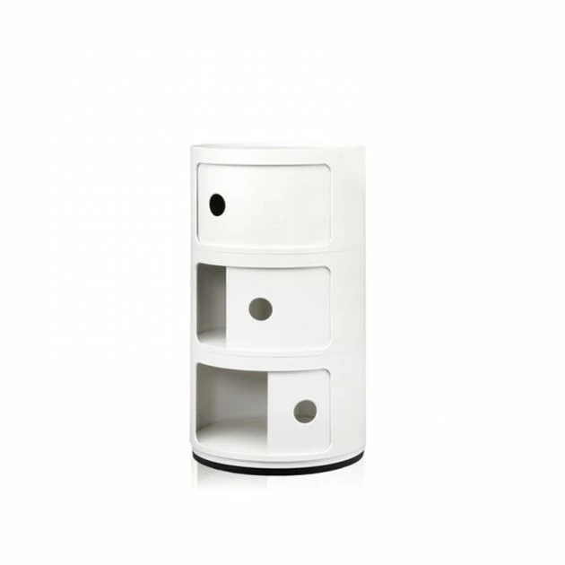 Kartell Componibili 3 Door Container - White 2 Kartell Componibili 3 Door Container - White