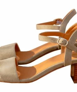 Bobbies Paris Rita Eucalyptus Ledersandalen