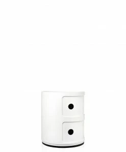 Kartell White Two Door COMPONIBILI Cabinet