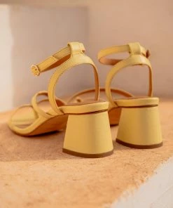 Bobbies Paris Ginnie Cheesecake Ledersandalen