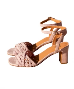 Bobbies Paris Livia Sorbet Lavender Ledersandaletten