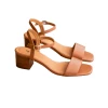 Bobbies Paris Rita Summer Camel Ledersandalen