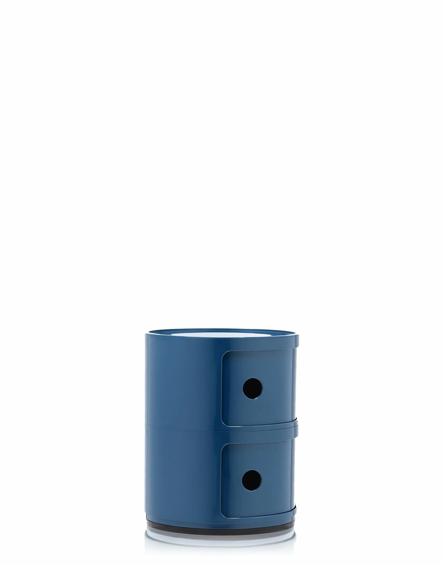 Kartell Blue Two Door Componibili Cabinet 3 Kartell Blue Two Door Componibili Cabinet