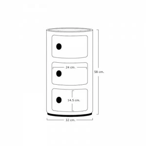 Kartell Bio Componibili - Cream 8 Kartell Bio Componibili - Cream